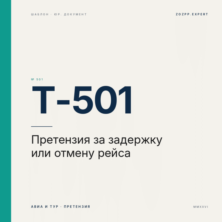 Претензия авиакомпании за задержку или отмену рейса